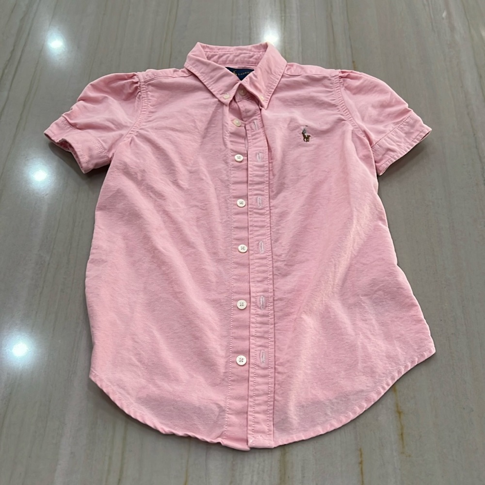 Pink Ralph Lauren Kids Blouse | size 7